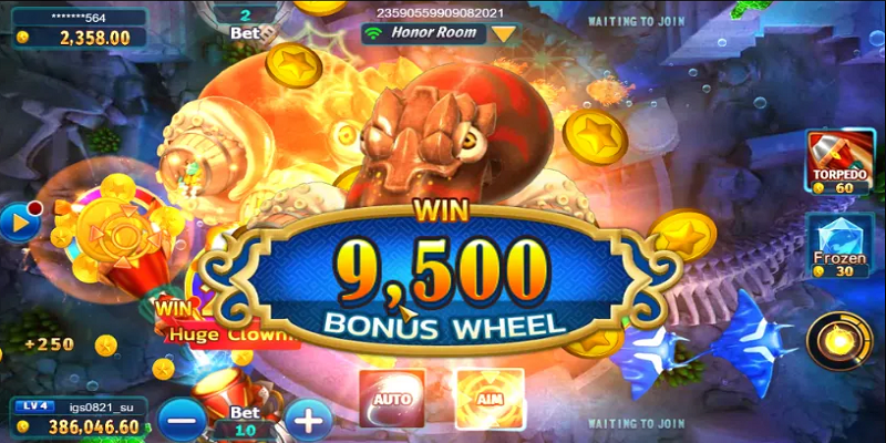 Happy Fishing trang bị hệ thống vũ khí hiện đại, đẳng cấp