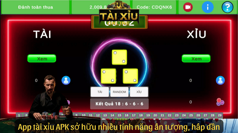 App tài xỉu APK sở hữu nhiều tính năng ấn tượng, hấp dẫn
