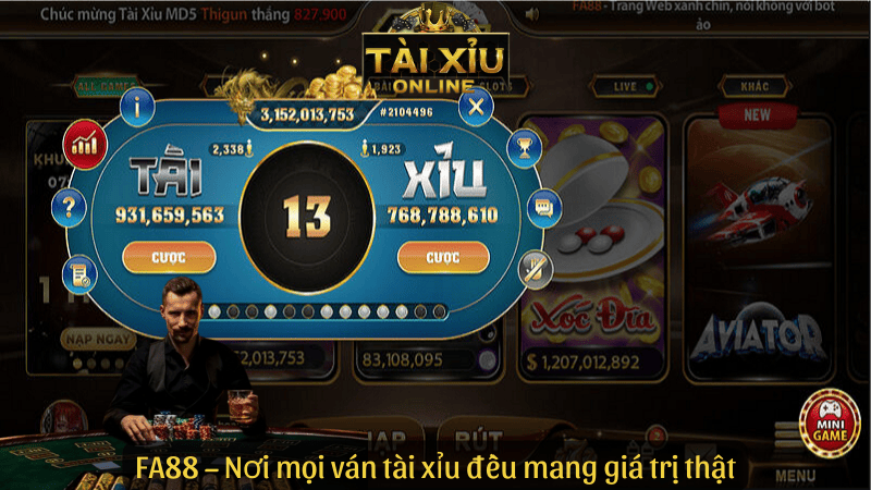 FA88 – Nơi mọi ván tài xỉu đều mang giá trị thật