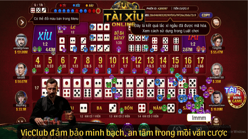 VicClub đảm bảo minh bạch, an tâm trong mỗi ván cược