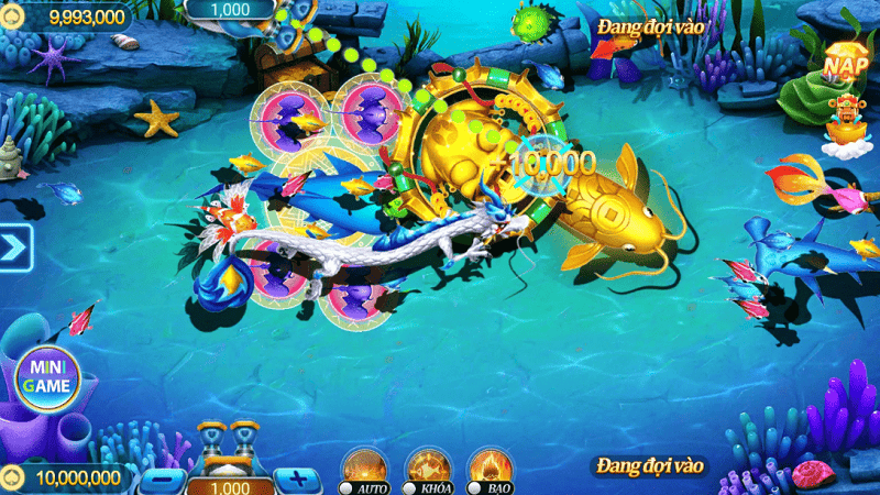 Giờ vàng bắn cá - Thời điểm xuất hiện nhiều boss, tăng tỷ lệ nổ hũ