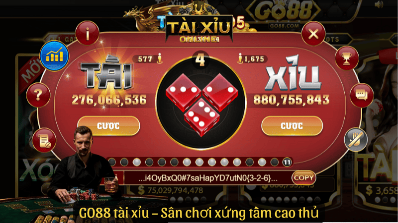 GO88 tài xỉu – Sân chơi xứng tầm cao thủ